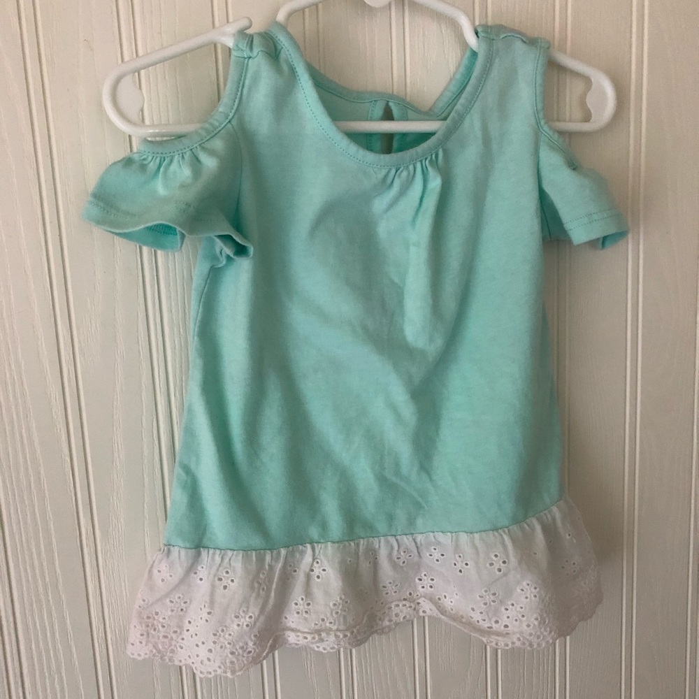 Cold shoulder shirt girls 24 months